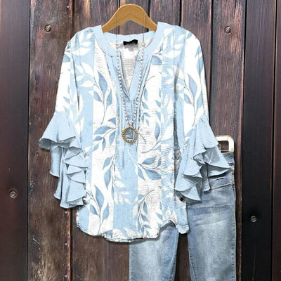 Lenora Whisper Ruffle Blouse