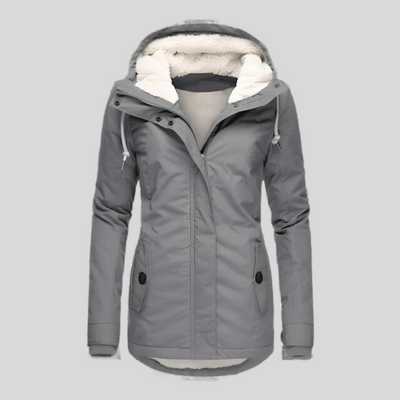 Allison | Waterproof Long Jacket with Hood and Lining