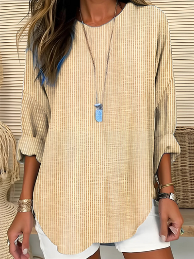 Rita | Trendy Striped Blouse