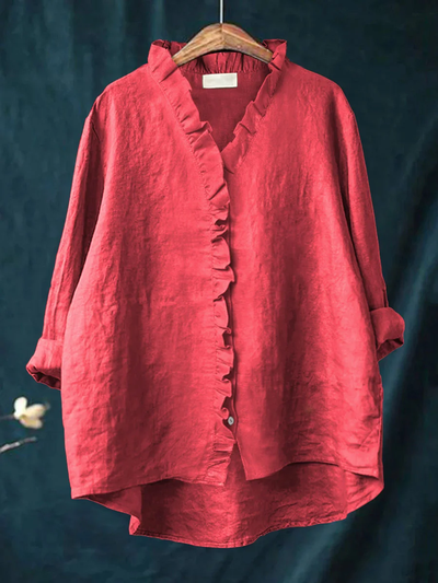 Sofia™ RUFFLED SHIRT