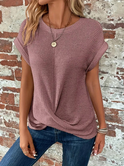 Lisa | Women's Blouse Elegant Round Neck Design